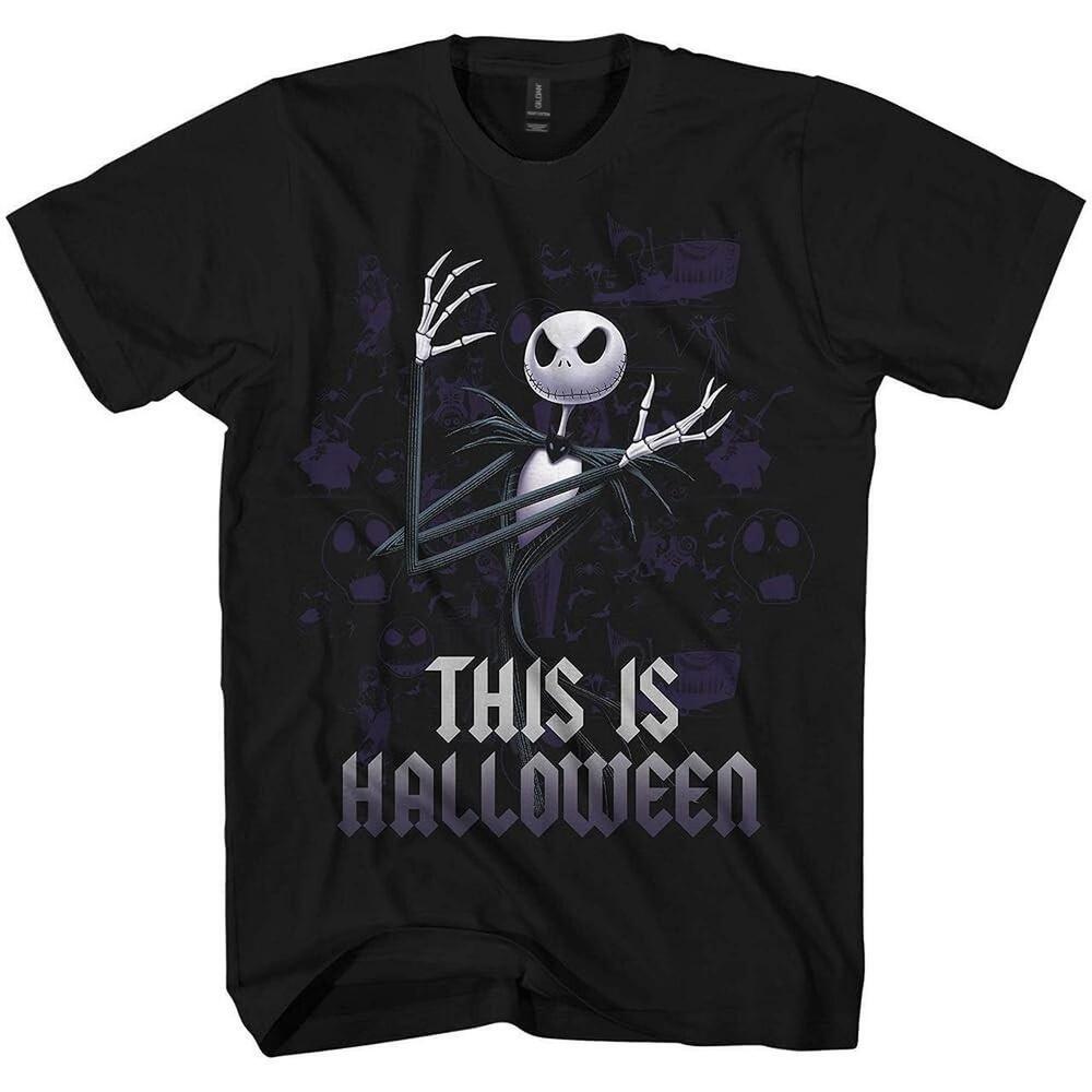 This Is Halloween Black Cotton Tee